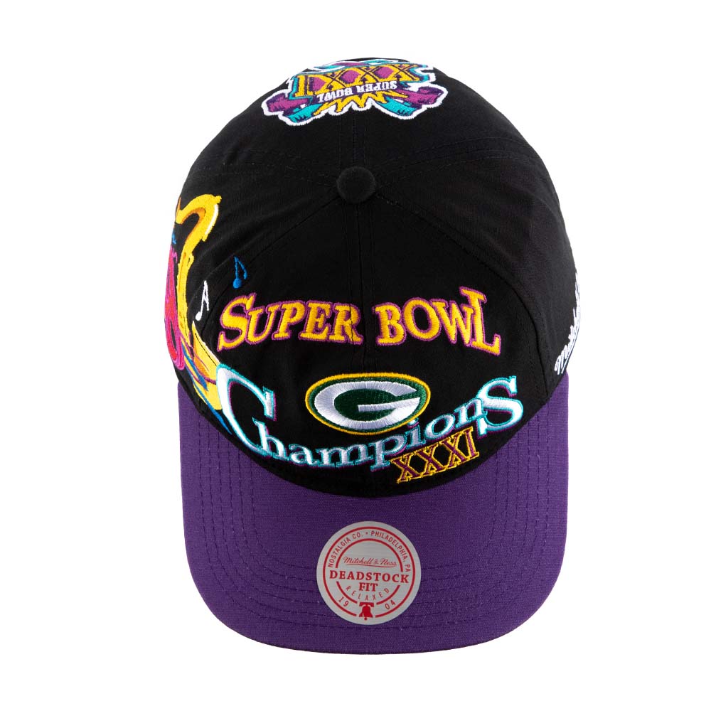 Gorro Snapback NFL Sb 31 Champs Green Bay Packers Mitchell And Ness
