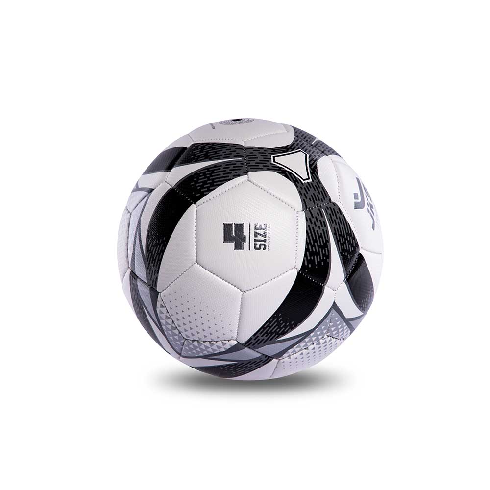 Balón Futbolito N4 OrbitPulse Negro Gris Jks