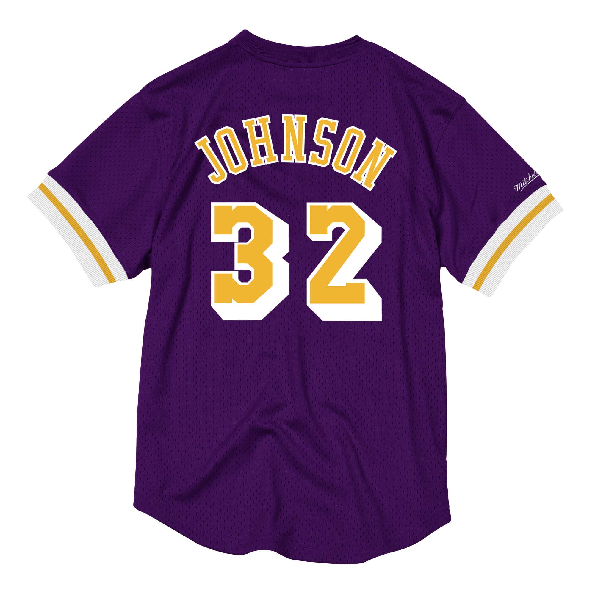 Crewneck Nba Name &amp; Number Los Angeles Lakers Magic Johnson 85 Mitchell And Ness