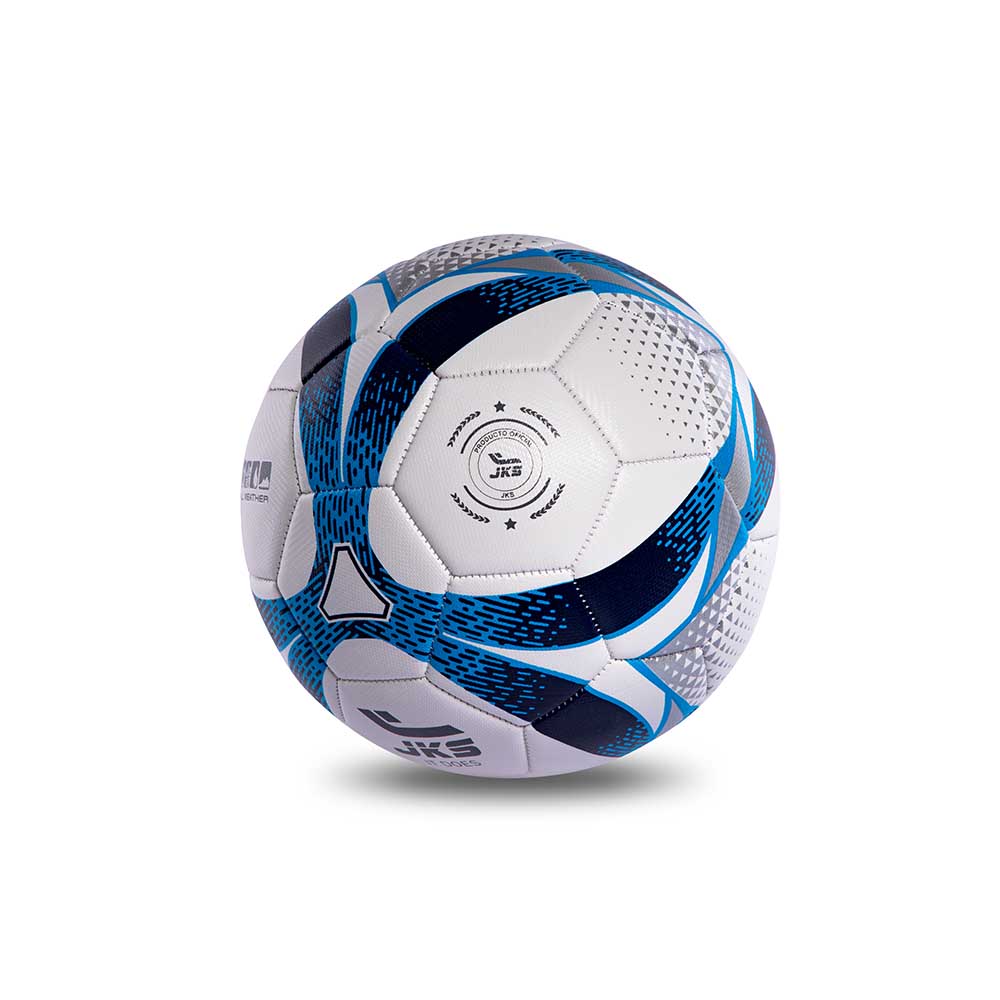 Balón Futbolito N4 OrbitPulse Azul Gris Jks