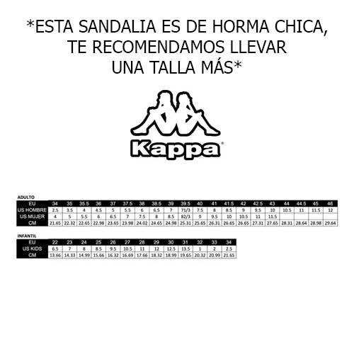 Sandalia 222 Banda Adam 13 Fucsia Blanco Kappa