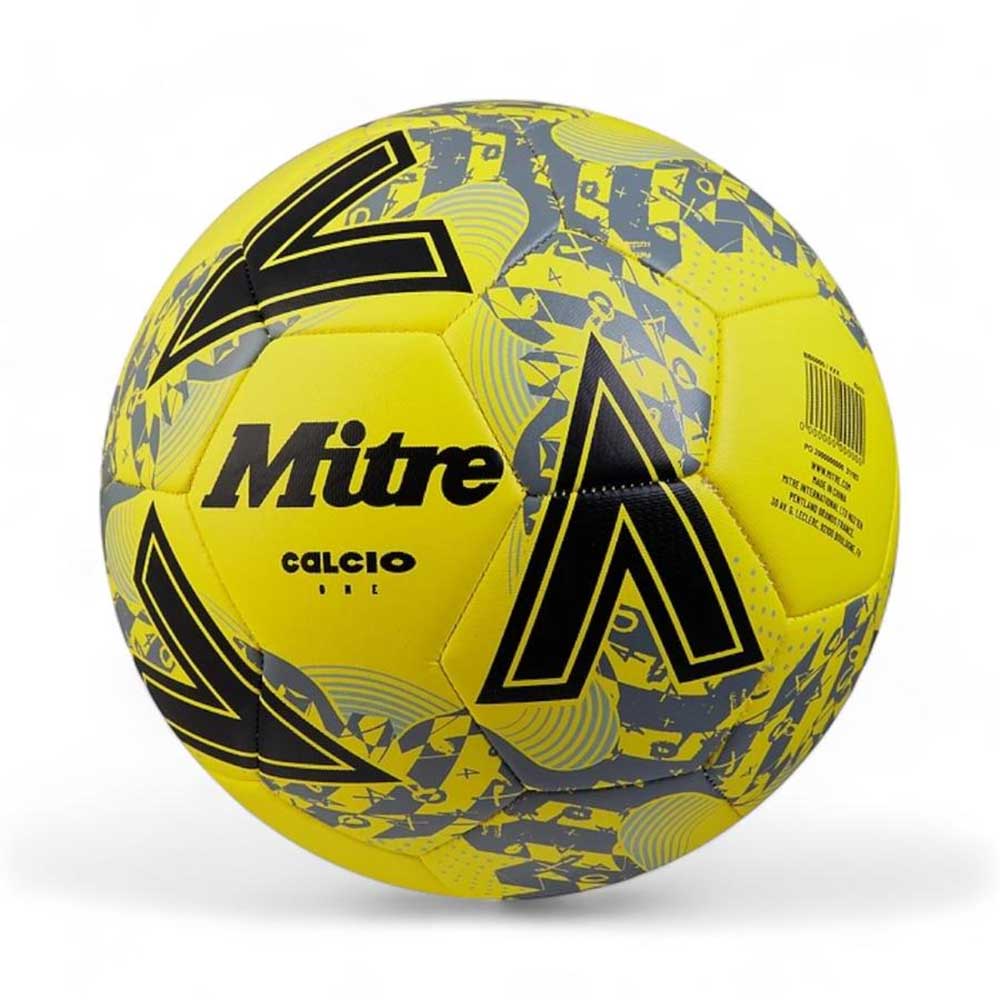 Balon Futbol Calcio (Amarillo/Negro/Gris