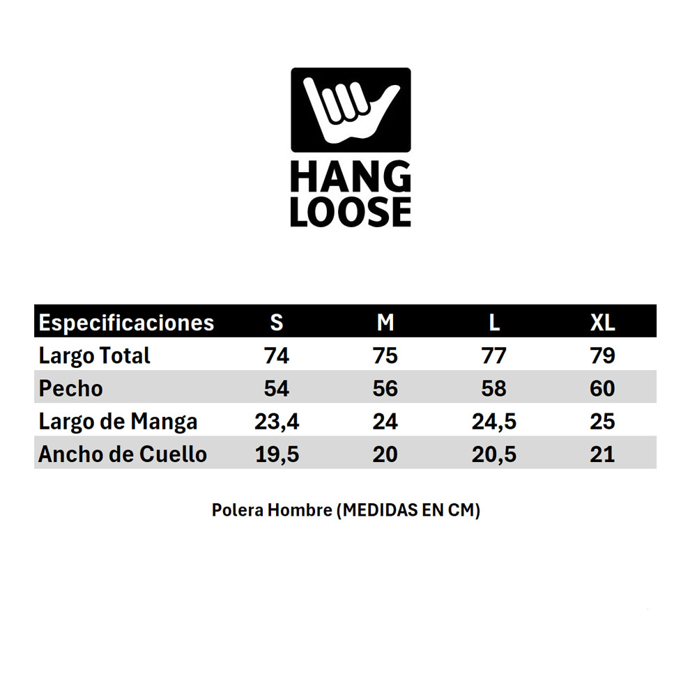 Polera Hombre Amarillo Summer Fest Hang Loose