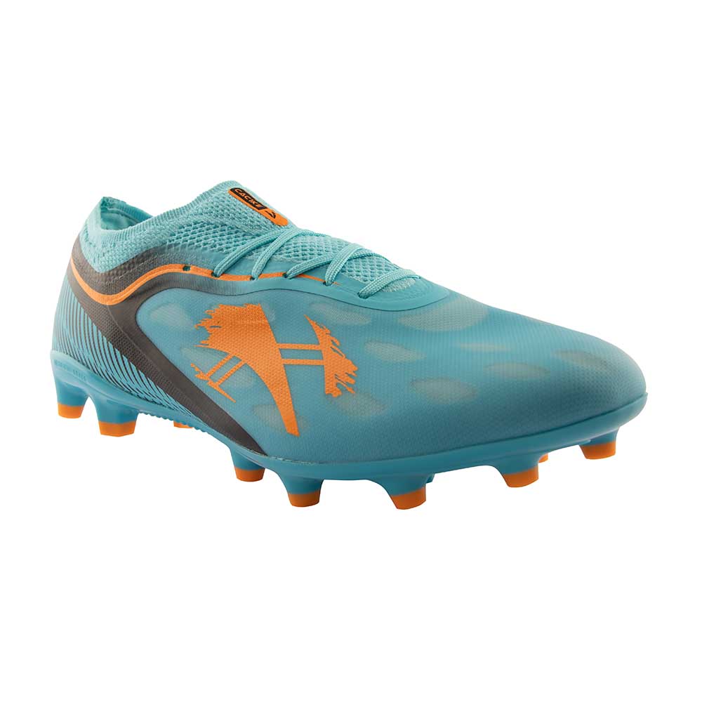 Zapatillas Hombre Futbol Celeste Naranjo Falcon Cac1ke