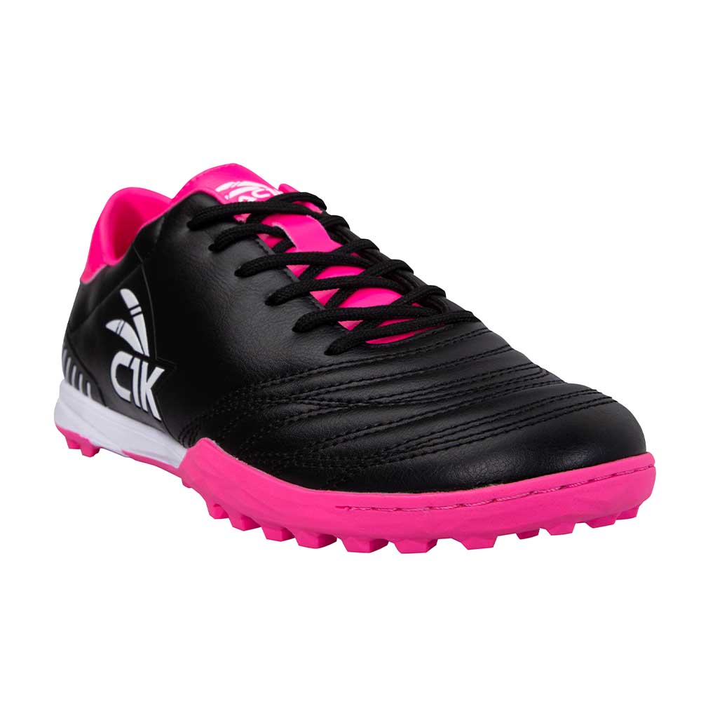 Zapatillas Hombre Baby Futbol Negro Rosado Finta Cac1ke