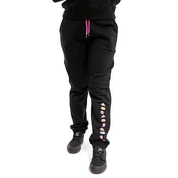 [S22W7F-0115] Jogger mujer spitfire skate like a girl negro (S)