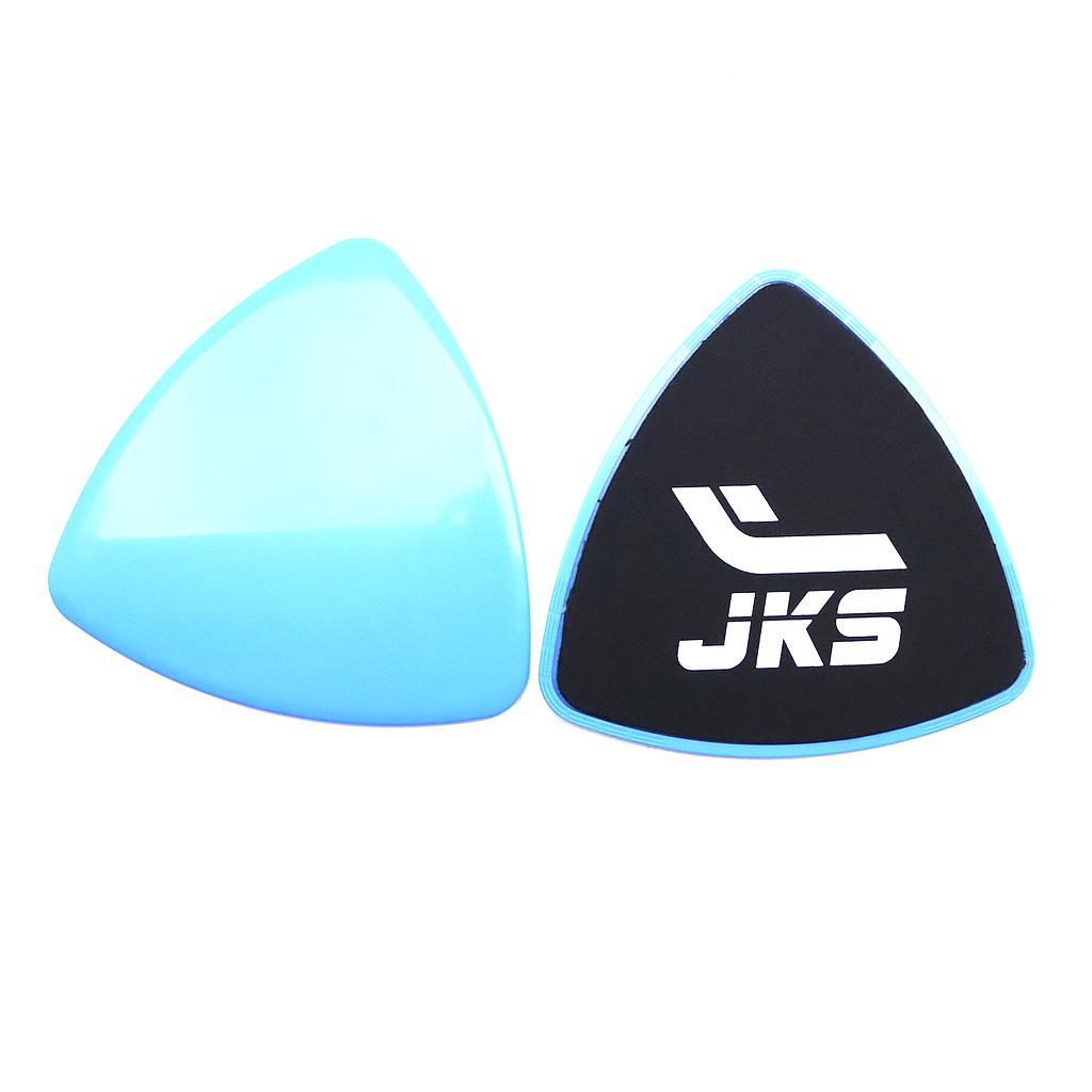 Par disco deslizamiento fitness jks triangular azul