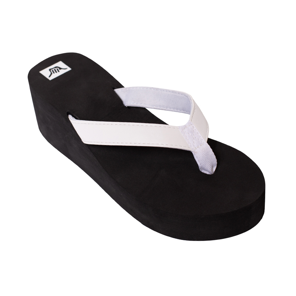 Sandalias Mujer Hawaianas Trival C/Plataforma Blanco Hang Loose