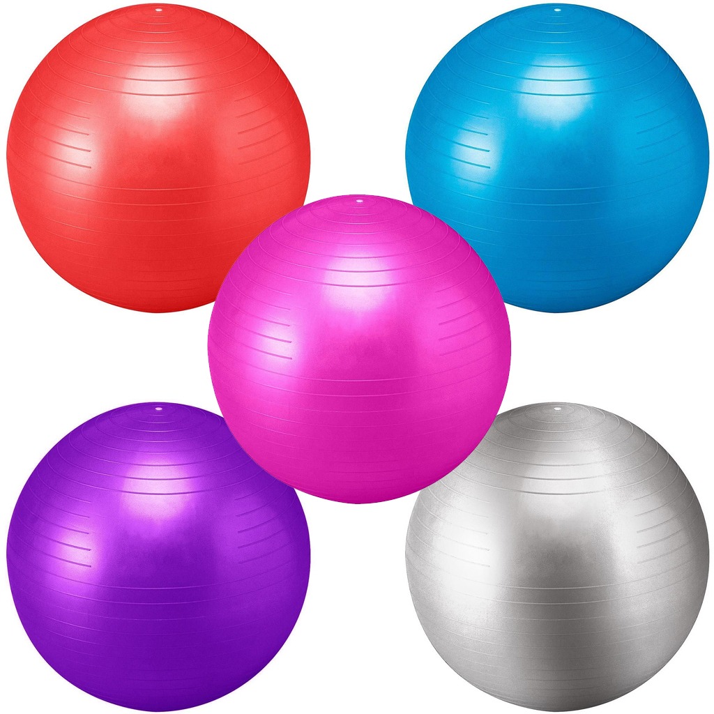 Balón de yoga o pilates jks 65 cm multicolor