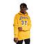 Polerón Hoodie Los Angeles Lakers Yellow 32 Mitchell And Ness