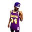 Camiseta authentics NBA lakers 96 shaquille o'neal mitchell and ness