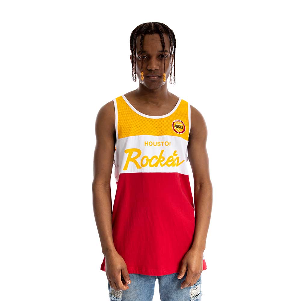 Polera Tank Nba Cotton Rockets Mitchell And Ness