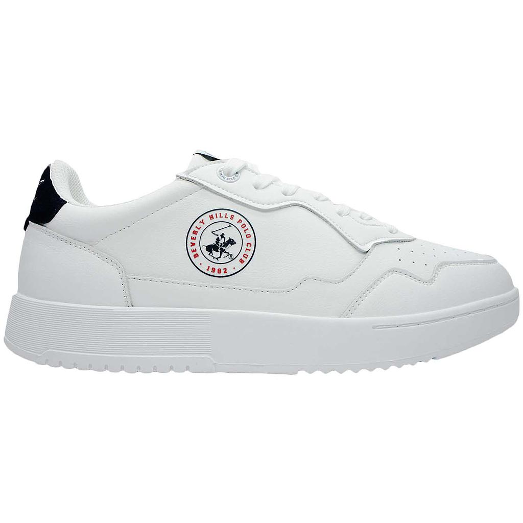 Zapatilla Hombre Blanco Vieri Navy Beverly Hills Polo Club