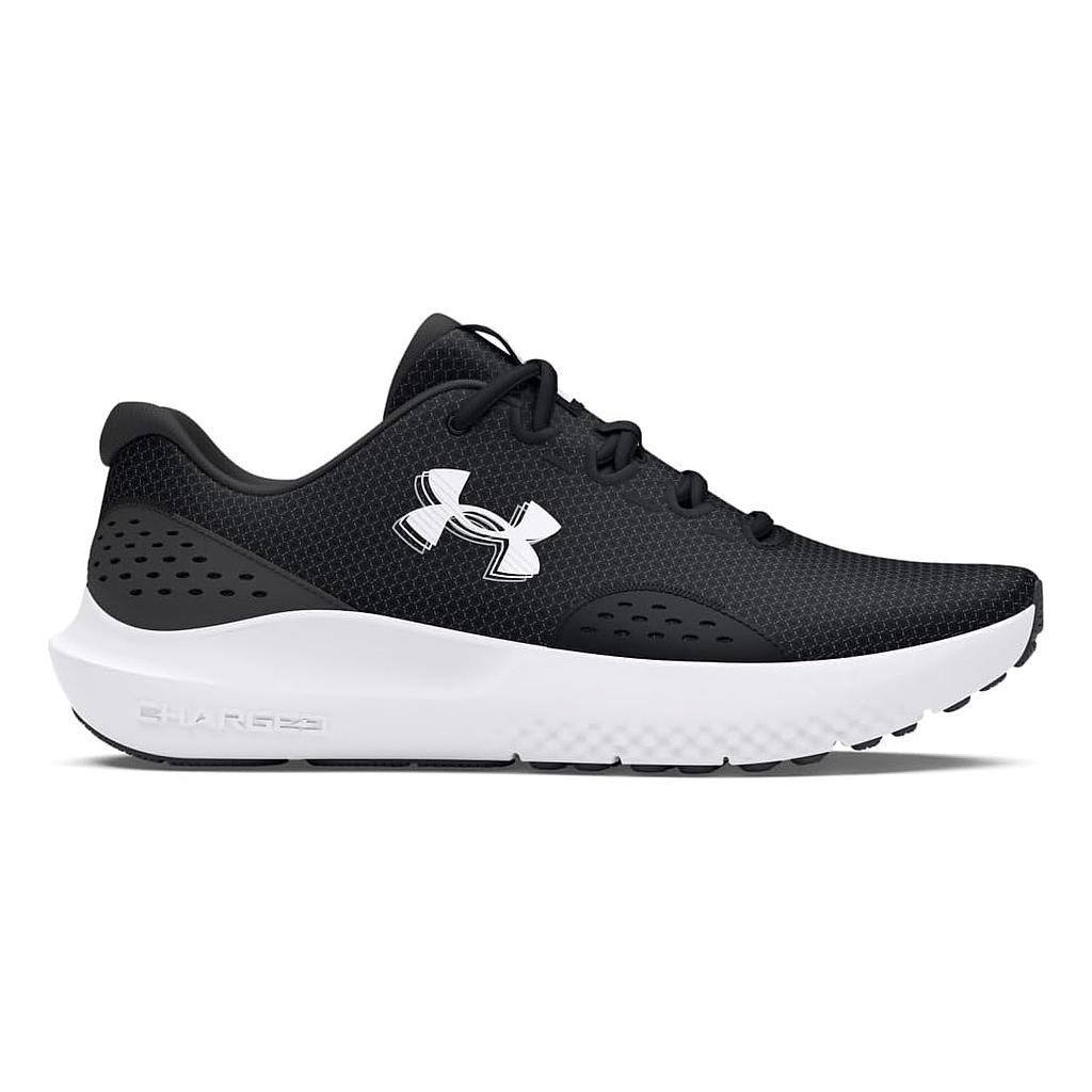 Zapatilla Running Hombre Surge 4 Negro Blanco Under Armour