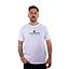 Polera Manga Corta Hombre Fin Blanco Hang Loose