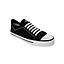 Zapatilla Lona Unisex Negro Blanco Derby Topper