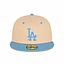 Jockey Los Angeles Dodgers MLB Ice Latte 59 Fifty Vicera Plana Caps