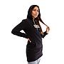 POLERON HOODIE LONG FIT SPITFIRE MUJER NEGRO